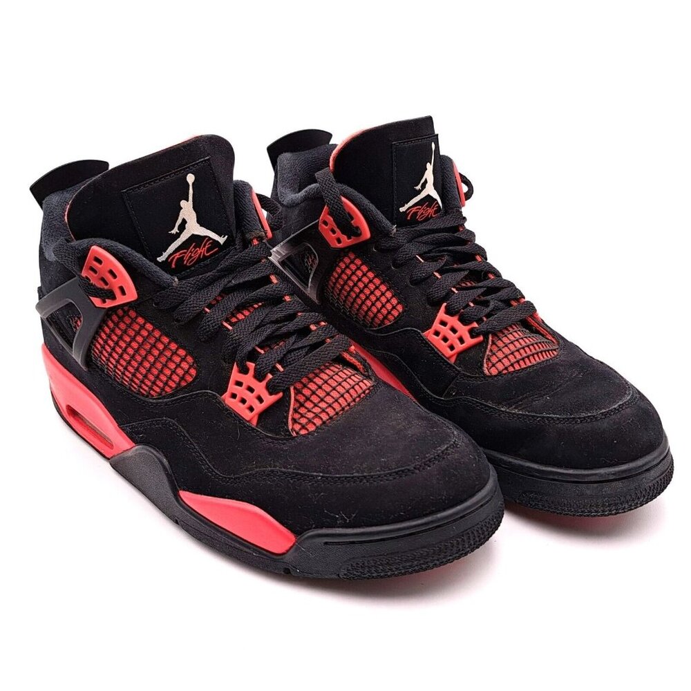 Size 12 - Nike Air Jordan 4 Retro Red Thunder 2021 (CT8527-016) OG All
